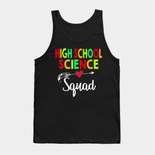 High School Science Squad Teacher Back To School Tank Top